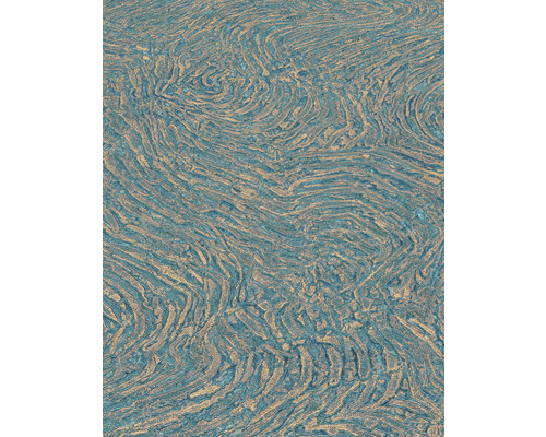 Nahaufnahme einer strukturierten Wandgestaltung mit gewundenen Linien