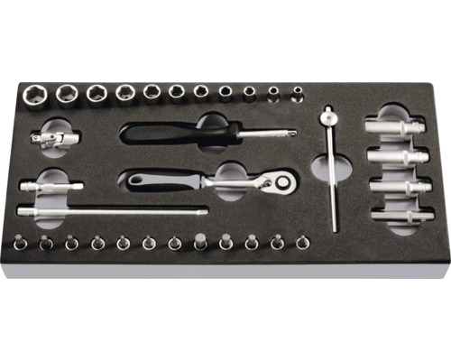 Steckschlüsselsatz im Werkzeugkoffer