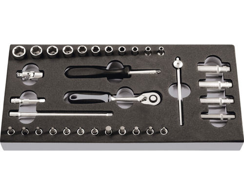 Steckschlüsselsatz in Werkzeugkasten