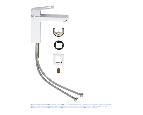 Waschtischarmatur mit Zubehör