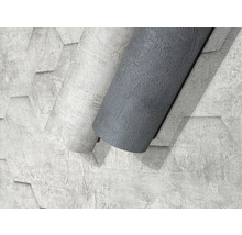 Rollen mit grauen und weißen Strukturtapeten