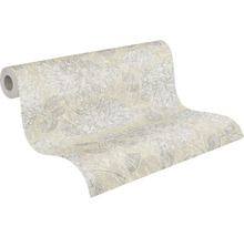 Vliestapete 39025-2 Attractive 2 großes Blütenmotiv beige-thumb-1