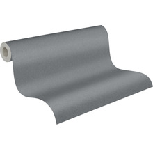 Rolle graue Vliestapete mit Textiloptik