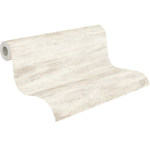 Vliestapete 39041-6 Attractive 2 Wellenmuster creme glänzend-thumb-1