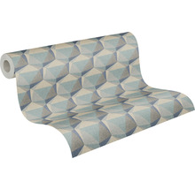 Vliestapete 38748-4 Nara Geometrisch blaubeige-thumb-1