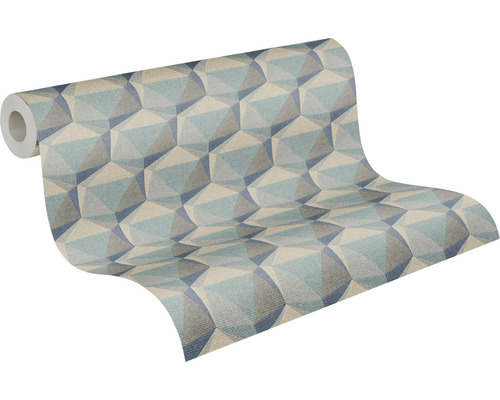 Tapetenrolle mit geometrischem Muster