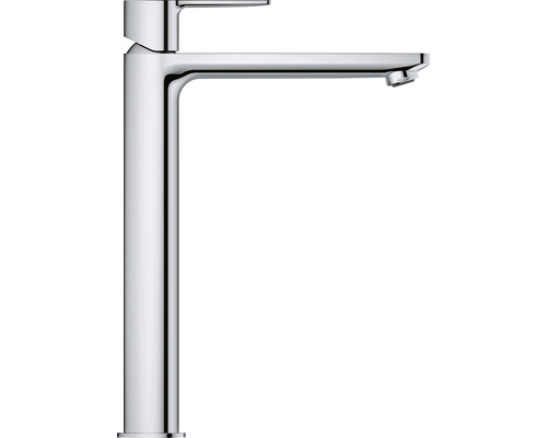 Hoher Waschtischmischer aus Metall