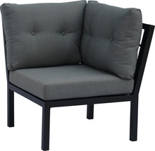 Ecklounge-Sessel mit Polster und Metallrahmen