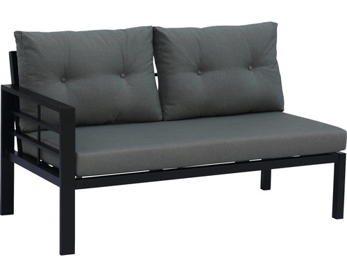 Gartensofa mit Metallrahmen und Polster