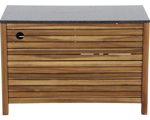 Holzunterschrank mit Steinplatte