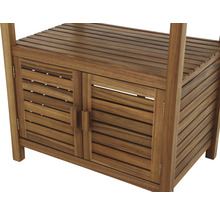 Holzregal mit zwei Türen für Badezimmer