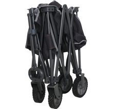 Zusammengeklappter Bollerwagen mit Rädern