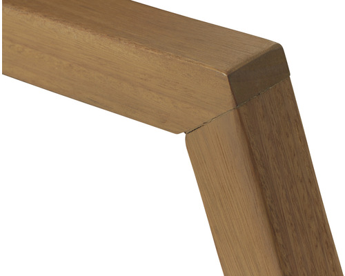 Detailansicht einer Eckverbindung aus Holz