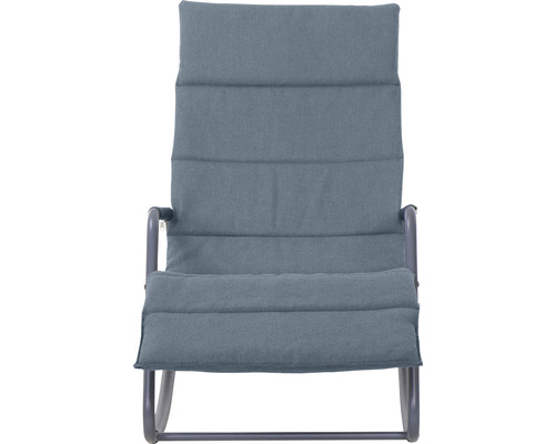 Gepolsterter Schaukelstuhl mit Metallgestell