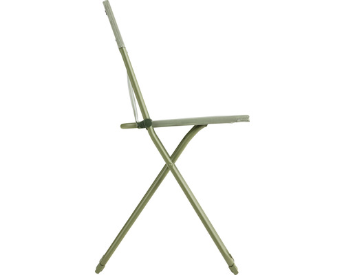 Klappstuhl aus Metall für den Außenbereich