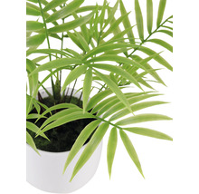 Künstliche Palme im weißen Topf für die Dekoration