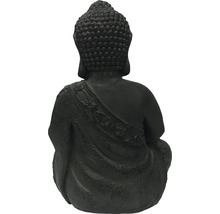 Rückansicht einer Buddhafigur für den Garten
