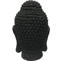 Rückansicht einer Buddha Büste als Dekoration