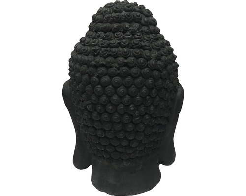 Rückansicht einer Buddha Büste als Dekoration
