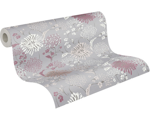 Tapetenrolle mit floralem Muster