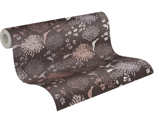 Tapetenrolle mit floralem Muster