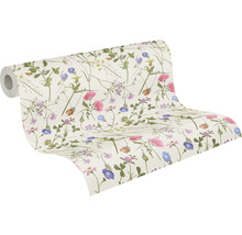 Vliestapete 38901-2 House of Turnowsky Blumen Landhaus beige bunt-thumb-1