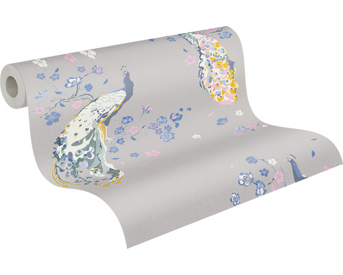 Tapetenrolle mit Pfauenmuster