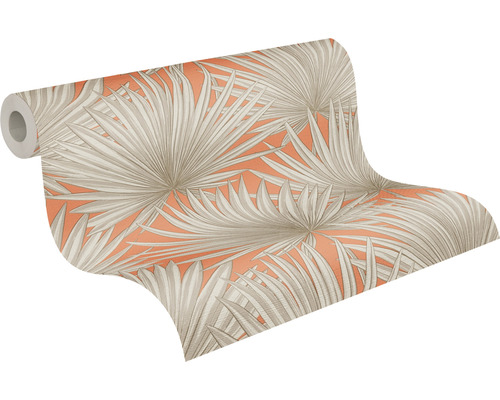 Tapetenrolle mit Palmenblattmuster