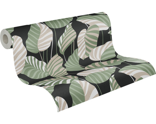 Tapetenrolle mit Blattmuster