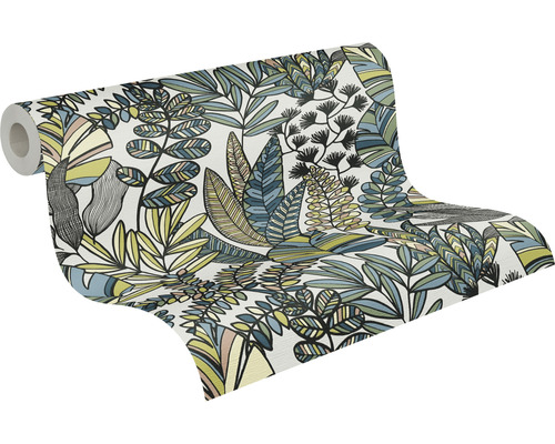 Tapetenrolle mit Blätterdesign