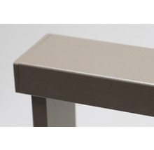 Pertura Geländer-Komplettset Triton taupe G-Form Aluminium für Bodenmontage 2 m-thumb-3
