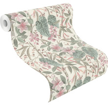Tapetenrolle mit floralem Muster