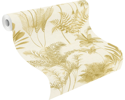 Tapetenrolle mit Pflanzenmuster