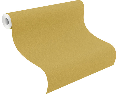 Rolle gelbe Textiltapete
