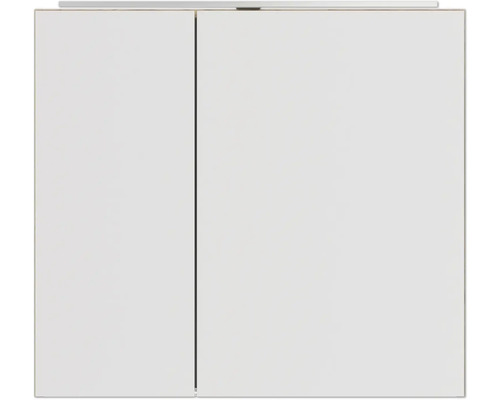 Weißer Badezimmerschrank mit zwei Türen