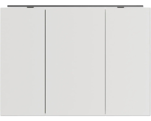 Weißer Schrank mit drei Türen