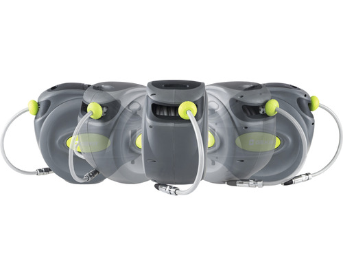 Mehrfachansicht einer automatischen Schlauchtrommel