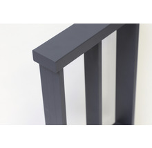 Detailansicht eines Metallrahmens