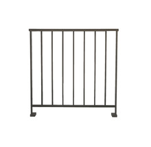 Metallzaun zur Grundstücksbegrenzung