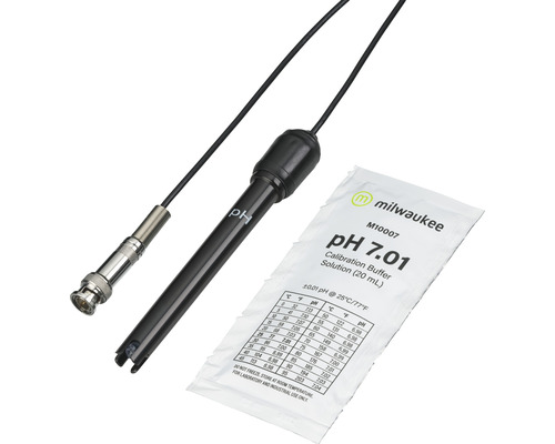 pH-Messgerät mit Kalibrierlösung