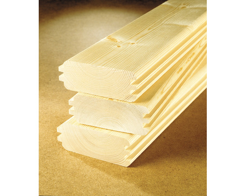 Stapel Nut-und-Feder Bretter aus Holz