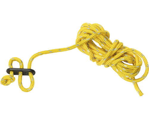 Gelbes Seil mit Knebel
