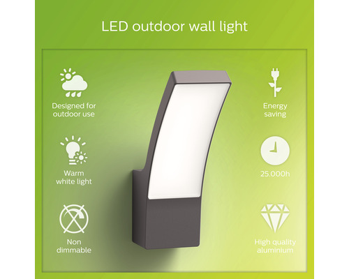 LED Außenwandleuchte