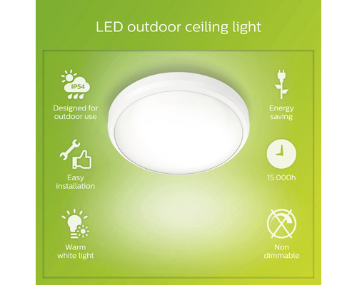 LED-Deckenleuchte für den Außenbereich