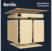 Bertilo Gartenhaus im einfachen Elementbau