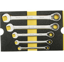 Werkstattwagen Industrial 712 x 943 x 466 mm 7 Schubladen - inkl. 9 Werkzeugmodule blau 140-tlg.