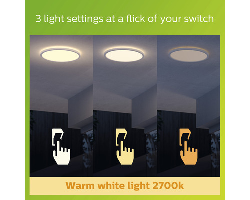 Deckenleuchte mit drei Lichteinstellungen