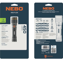 LED Taschenlampe NEBO Flex 450 aluminium 450 lm wiederaufladbar-thumb-4