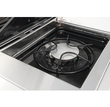 Gasgrill Nexgrill 4 Brenner+Rückbrenner+Seitenbrenner schwarz inkl. Ablage,Deckelthermometer,Fettauffangschale,Grillrost,Hitzebeständiger Griff,Rückwandbrenner,Seitenablage,Seitentisch,Warmhalterost Grillrost Gusseisen emailliert
