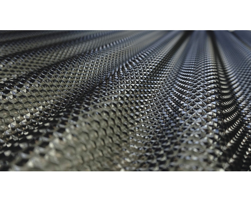 Nahaufnahme einer gewellten, strukturierten Bedachungsplatte